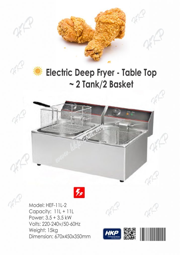 Deep Fryer-Electric [HEF-11L-2]