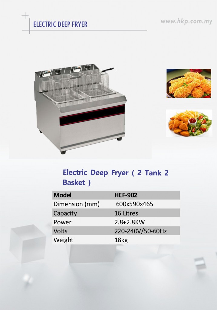 Deep Fryer-Electric [ HEF-902]