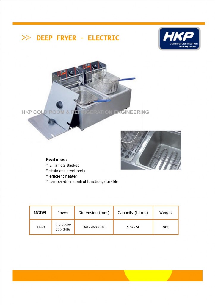 Deep Fryer (Electric)-Table Top (EF-82) (1)