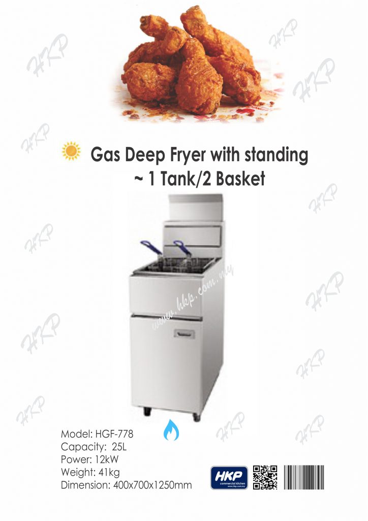 Deep Fryer-Gas (HGF-778)