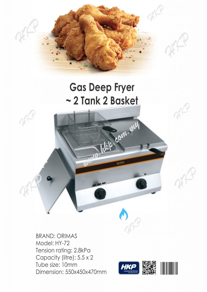 Deep Fryer-Gas (Orimas HY-72)