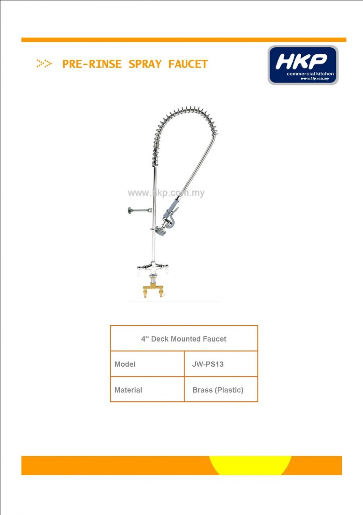 Pre-Rinse Spray Faucet