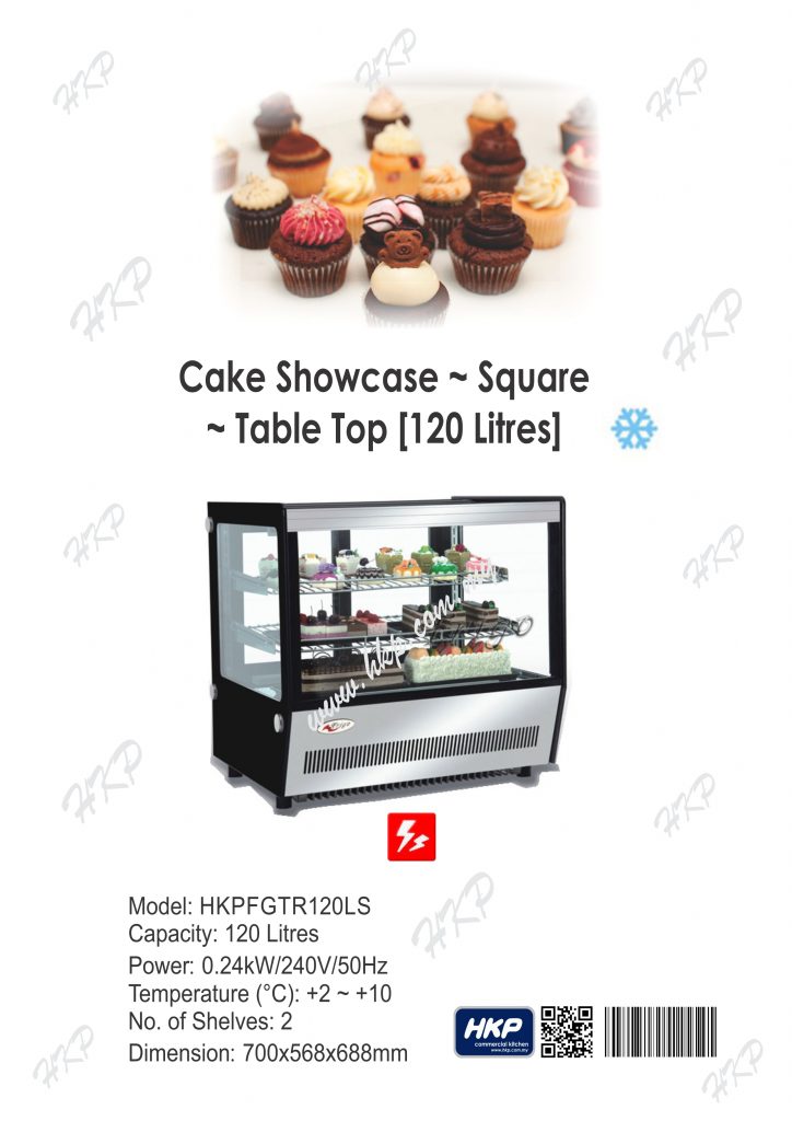 Cake Showcase-Table Top (120L)